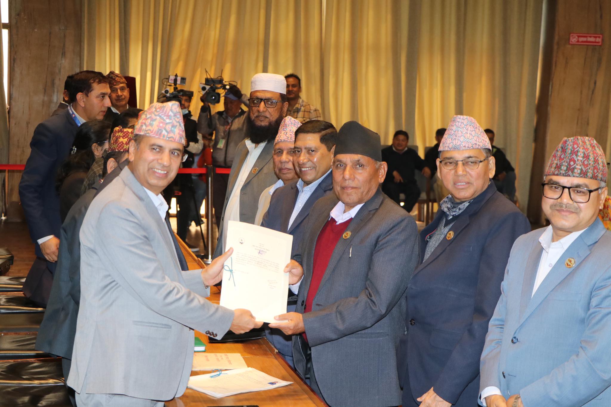 Registration of candidature of National Assembly Chairperson