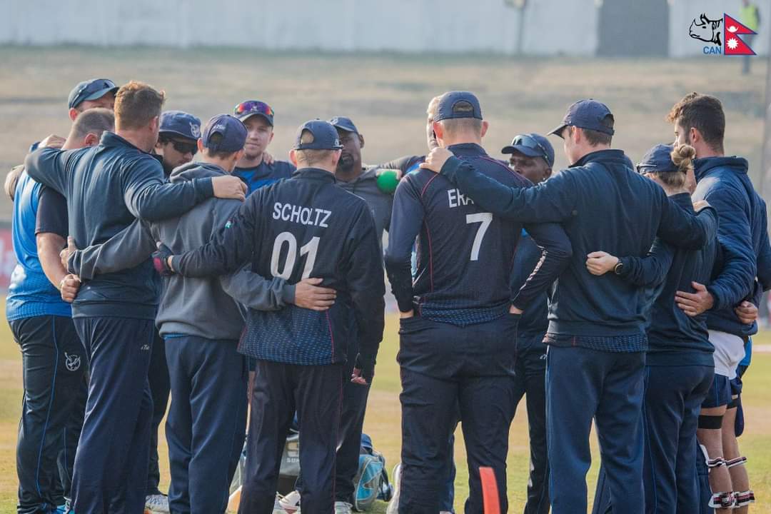 Update: Scotland needs 154 runs in 50 overs to win