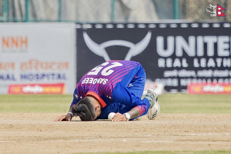 Sandeep Lamichhane expresses his happiness