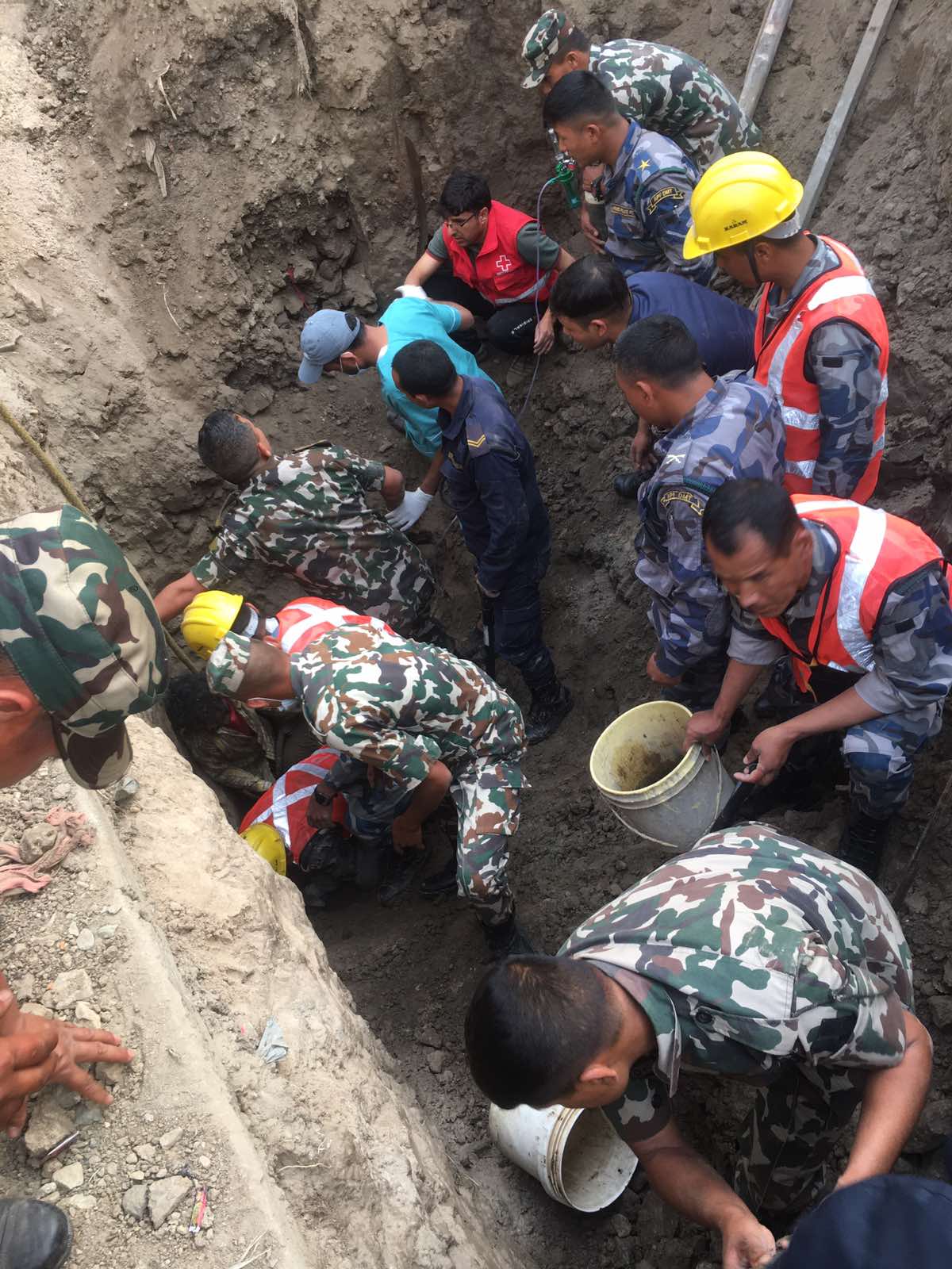 Nepal Army rescues 2 laborers