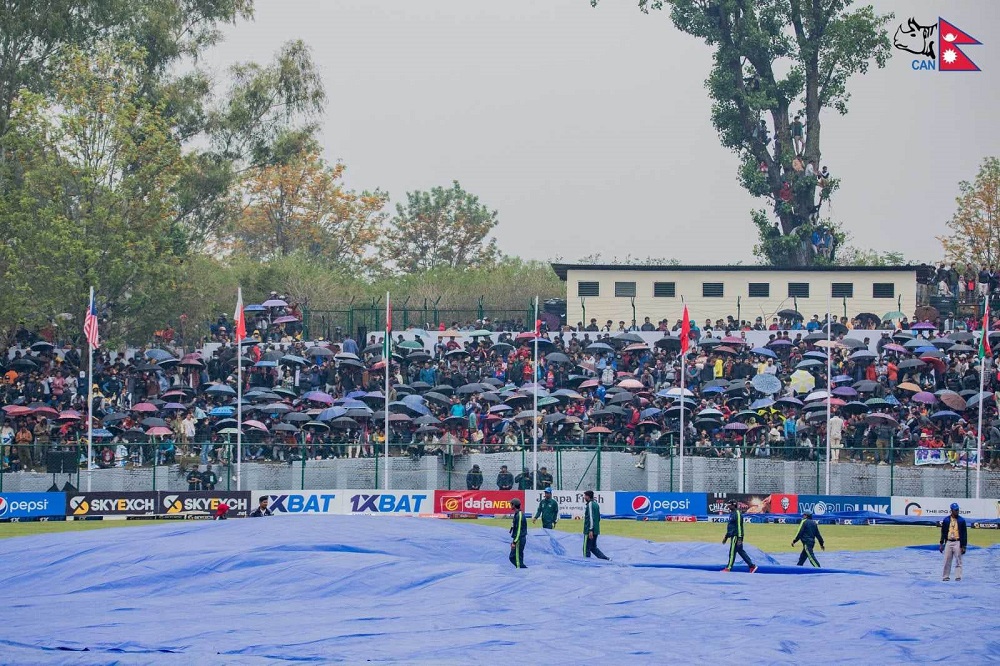 ACC Premier Cup Finale: Match stopped for the second time today