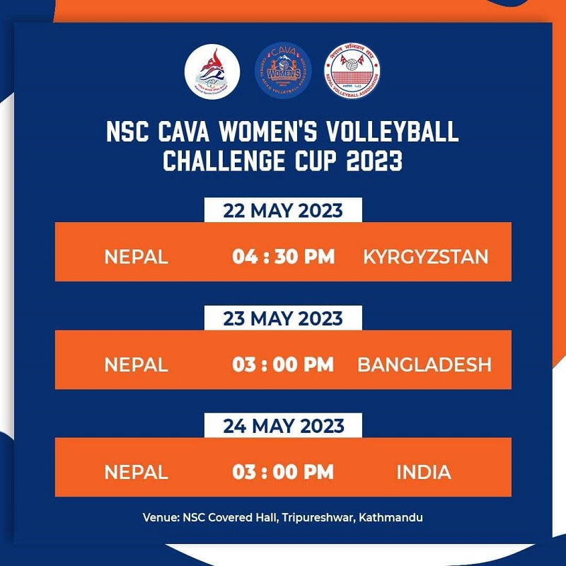 NSC CAVA – Women’s Volleyball: Match Fixtures