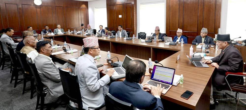 Cabinet meeting begins at Singha Darbar