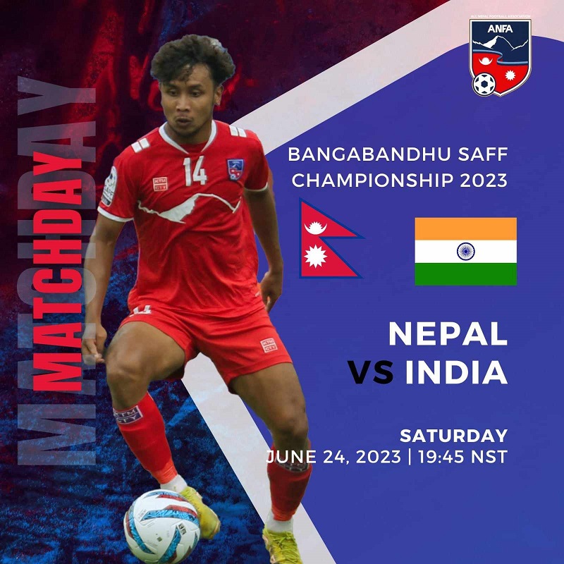 India defeats Nepal in SAFF Football Championship 2023