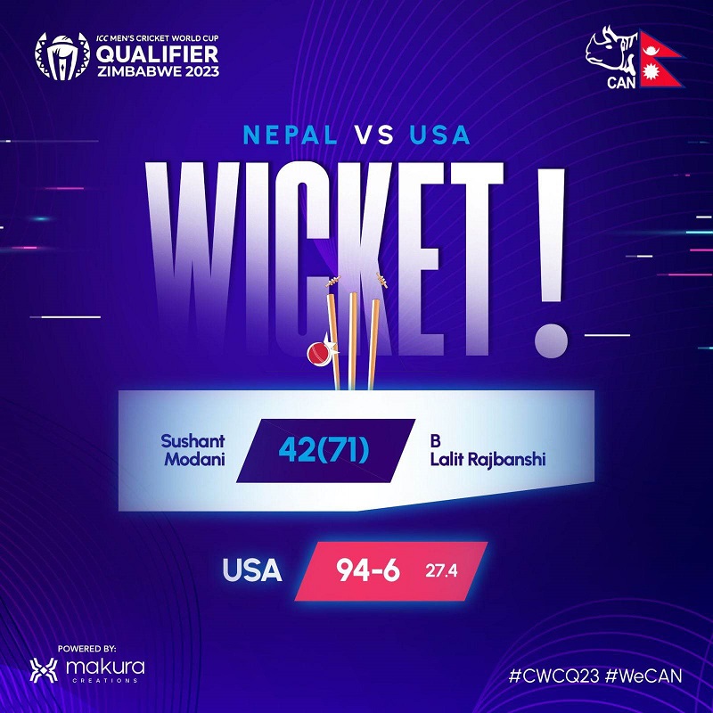 ICC Cricket World Cup: Excellent start for Nepal