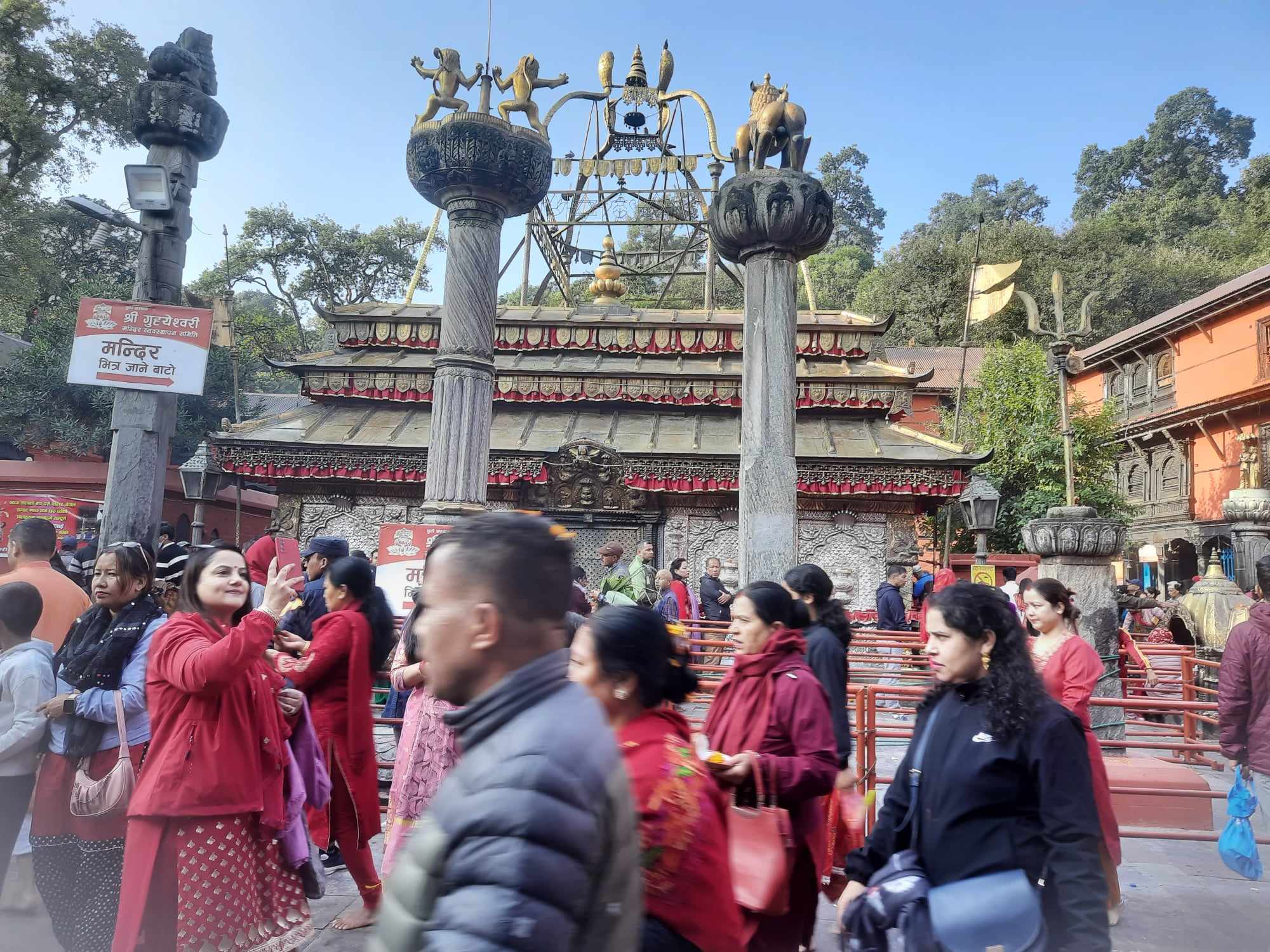 Glimpses of different temples in kathamandu during Dashain festivals