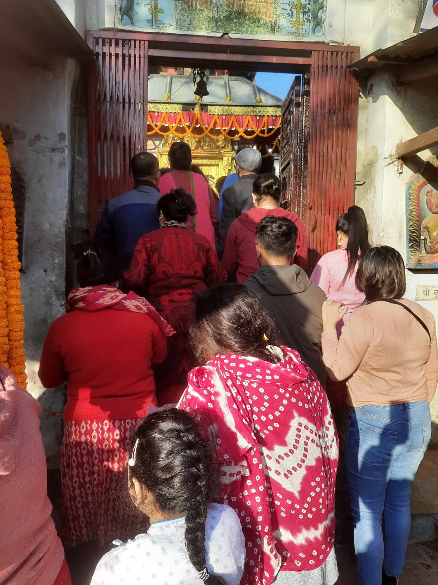 Glimpses of Durga temples in Kathmandu during dashain festival