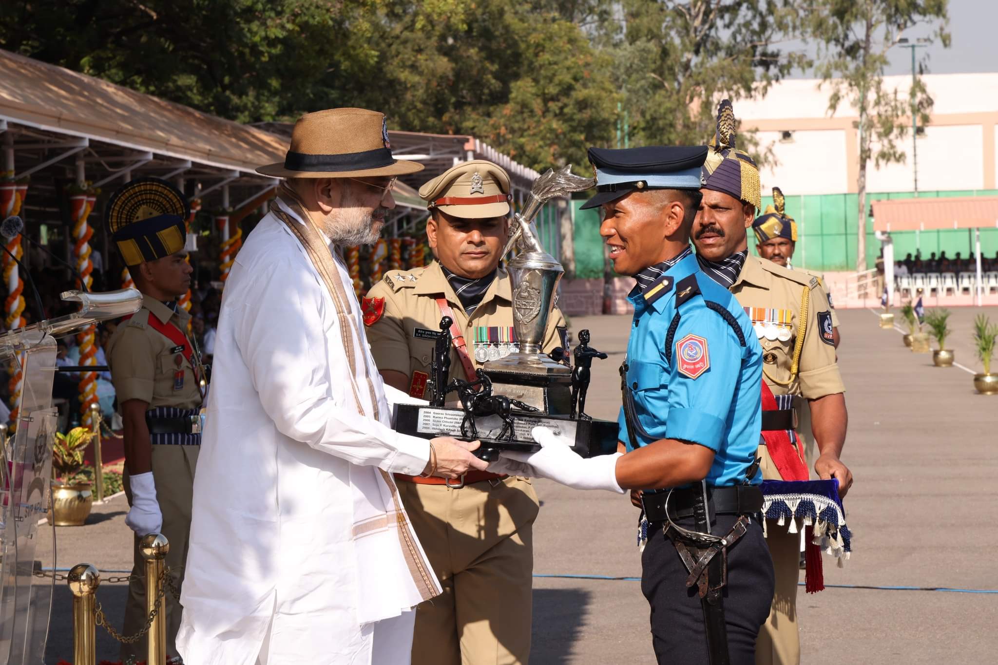 Nepal Police officer awarded in India