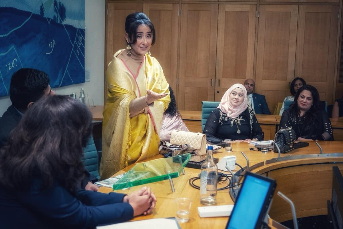 Actress Manisha Koirala honored in British Parliament