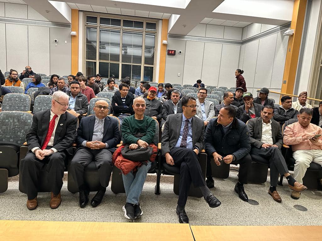 Foreign Minister Saud interacts with  Nepalese Community in  USA