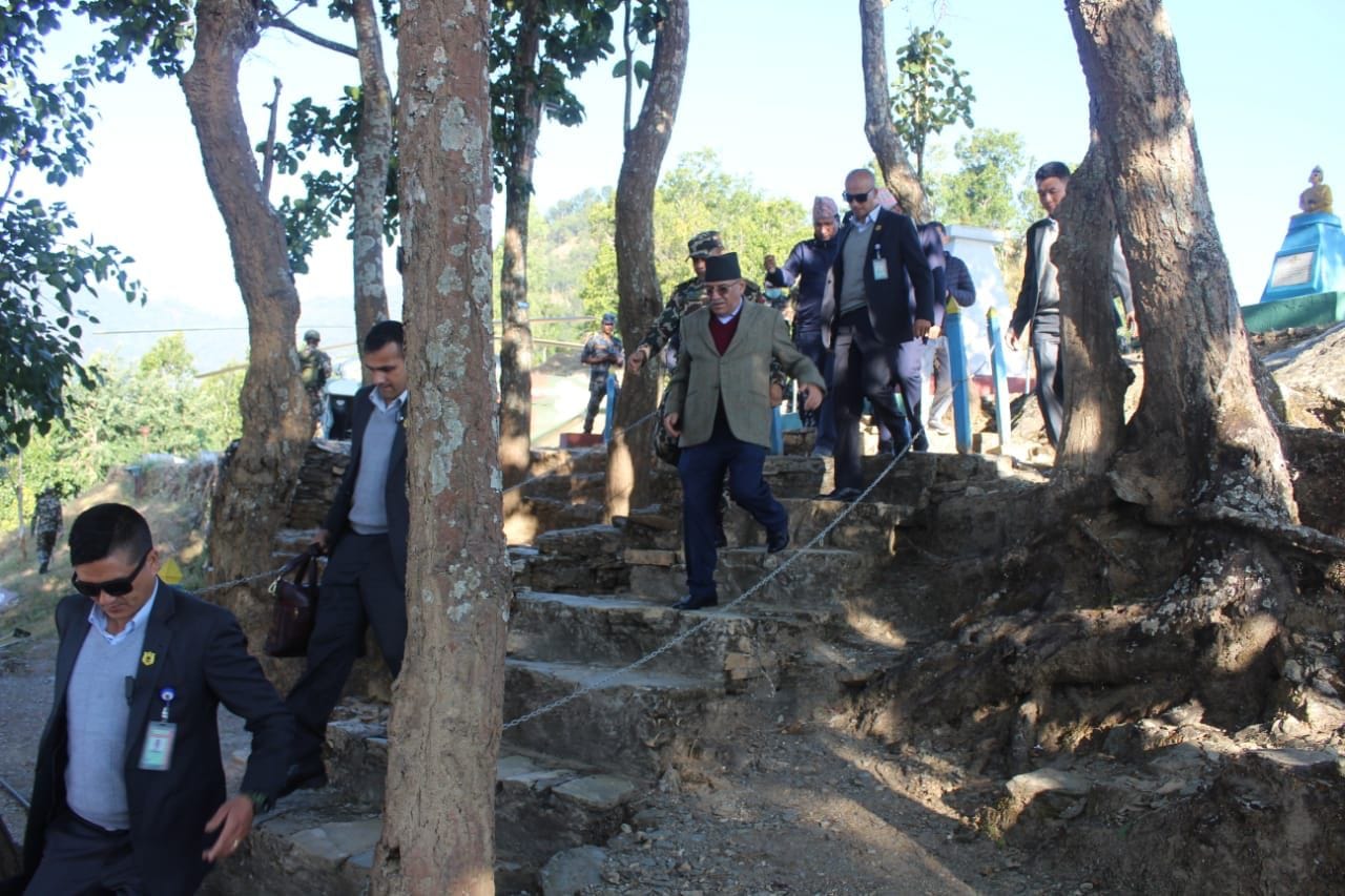 Prime Minister Prachanda in Jajarkot