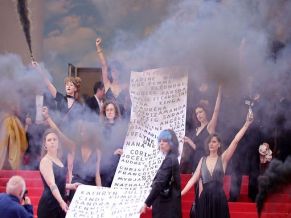 Female protestors disrupt Cannes Red Carpet event