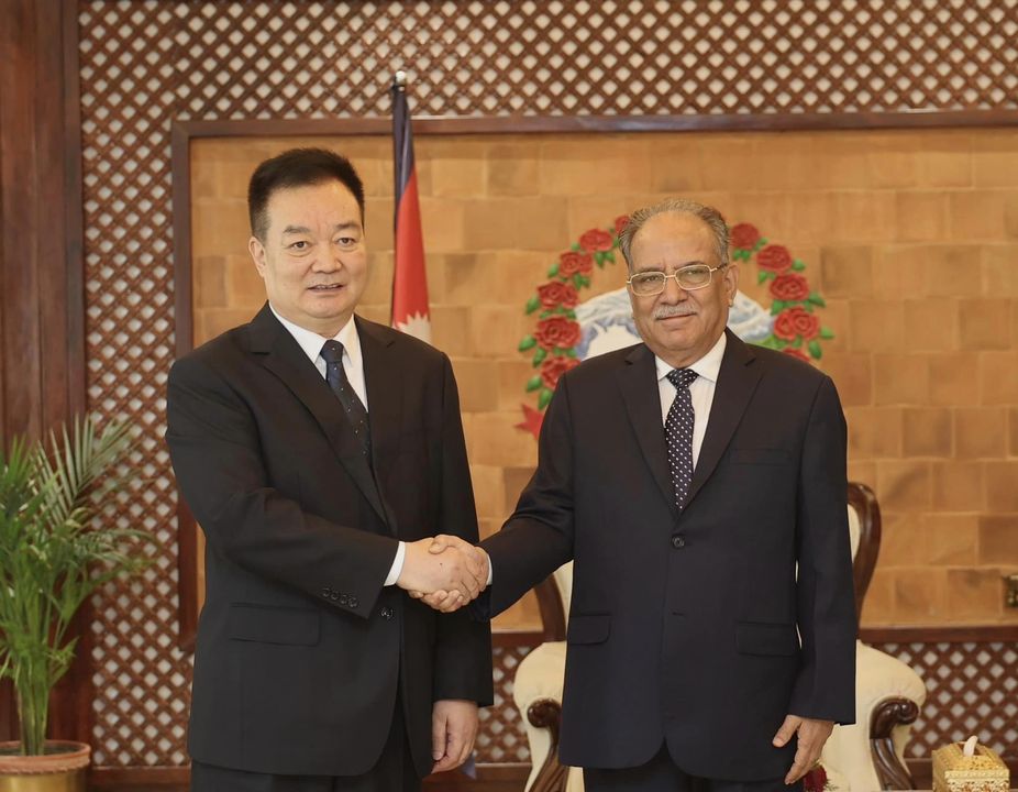 Secretary of Communist Party of China paid a courtesy call to PM Prachanda