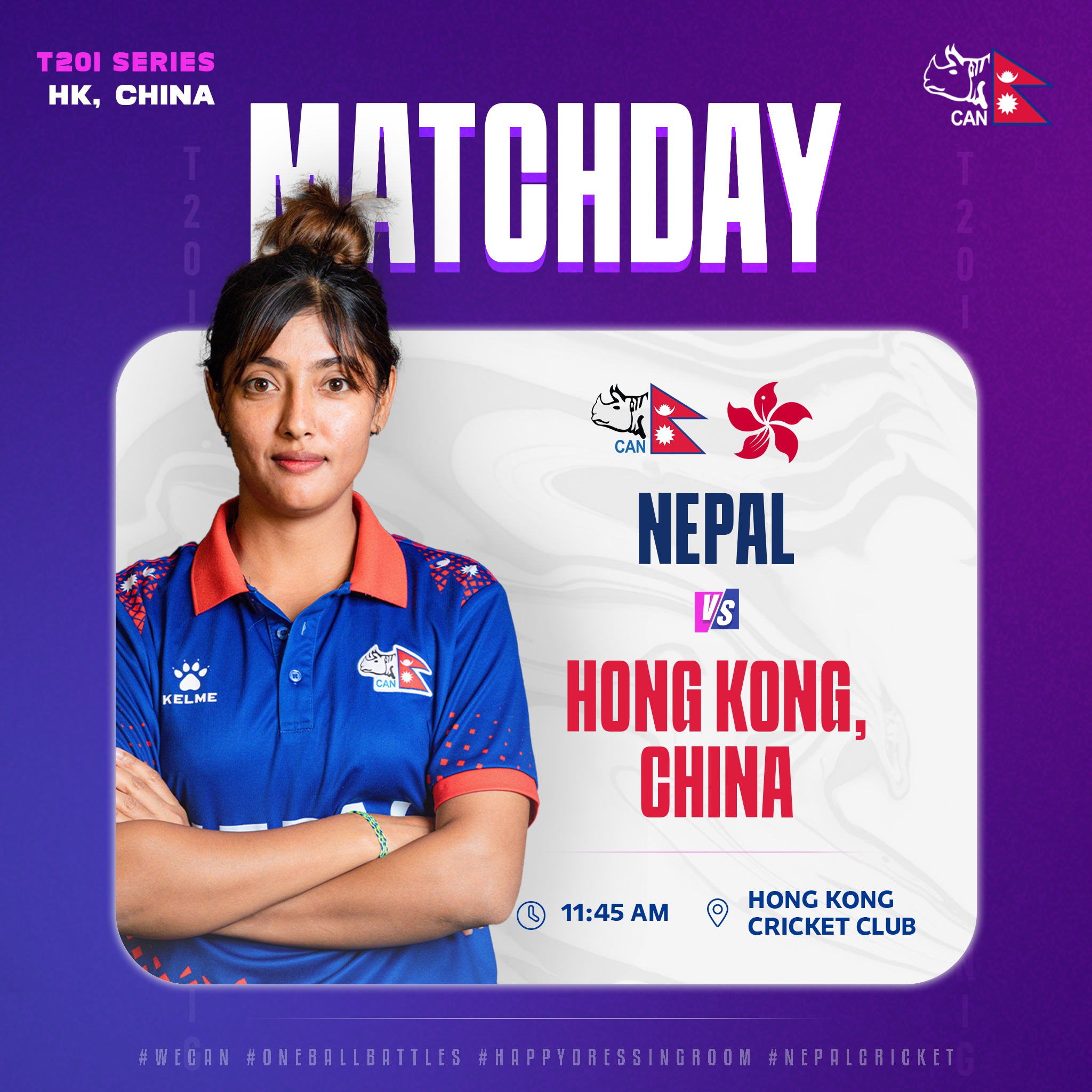 Nepal facing Hong Kong in women’s T20 Series today