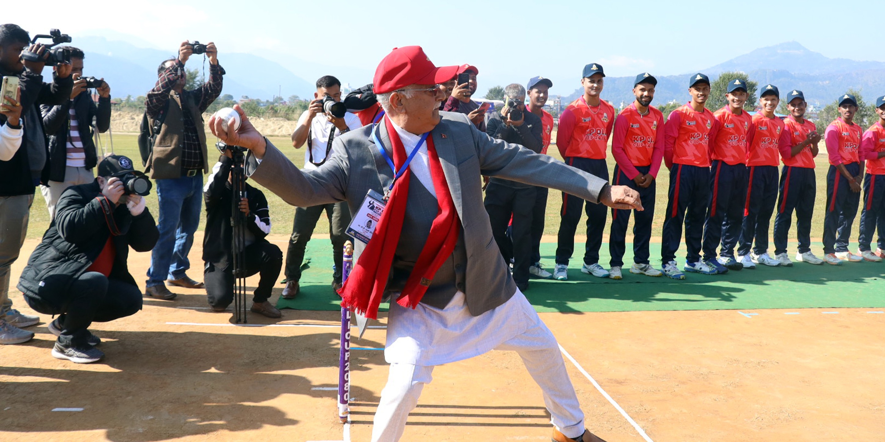 KP Oli Cup T20 cricket tournament started in Pokhara