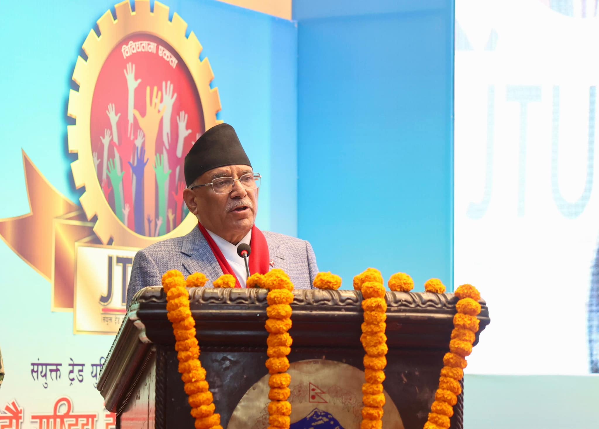 PM Dahal vows solution of labour problems