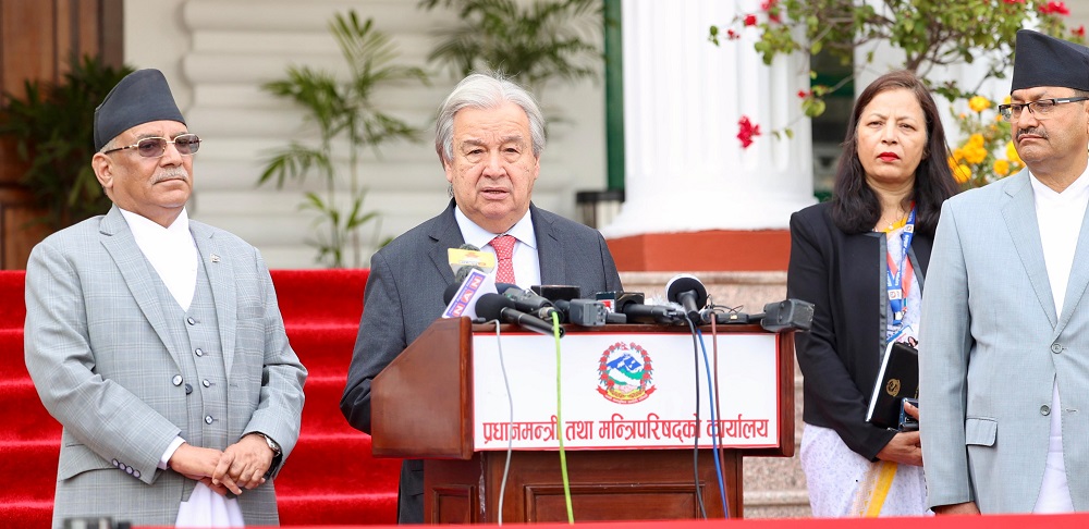 UN Secretary-General lauds Nepal’s efforts on graduation from LDC