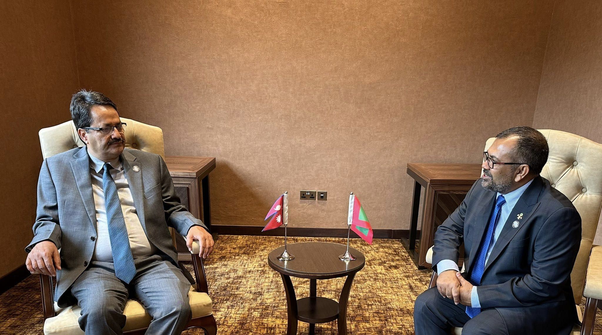 Foreign Ministers of Nepal and Maldives meet