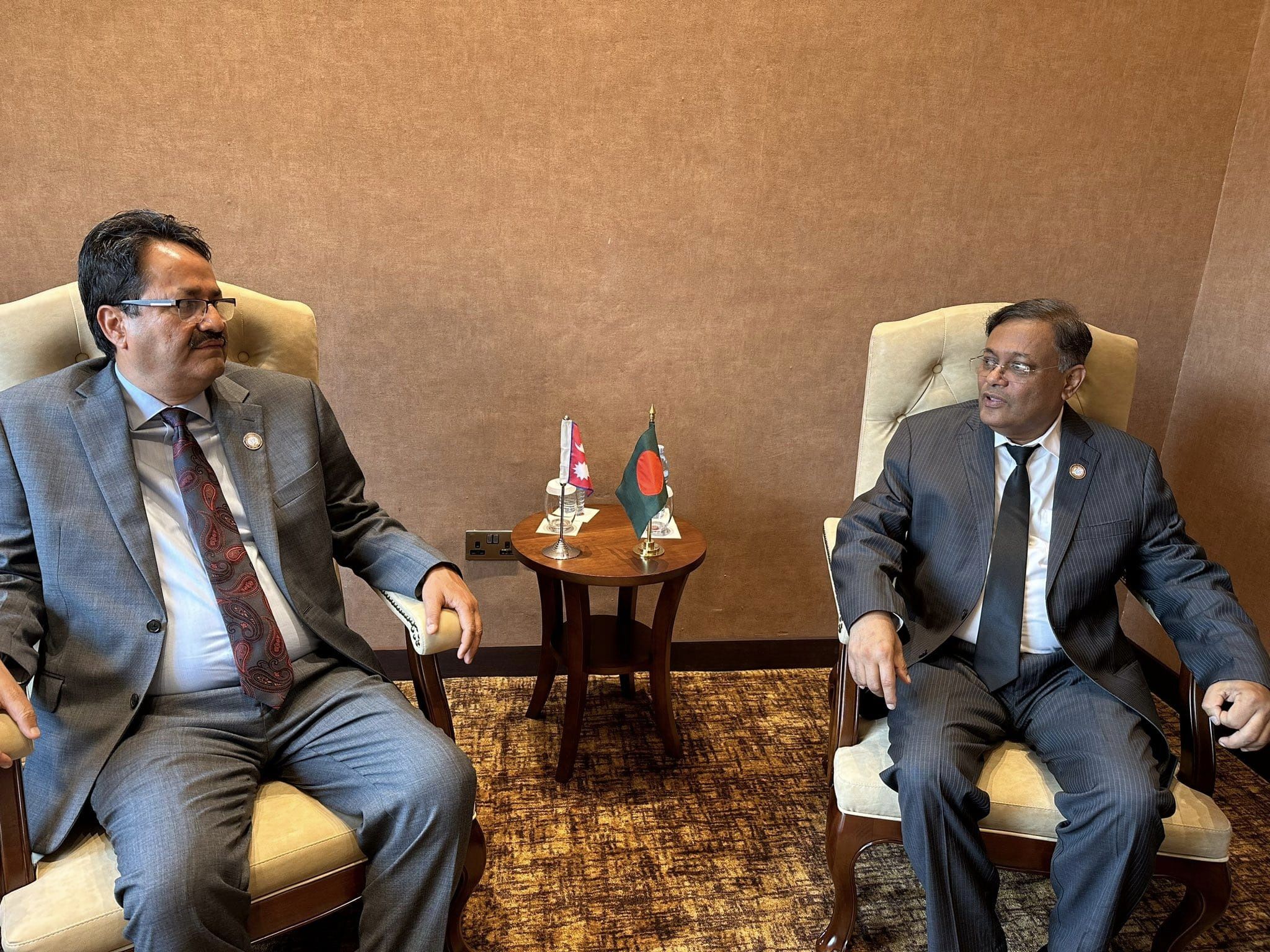 Meeting between Nepal and Bangladesh Foreign Ministers