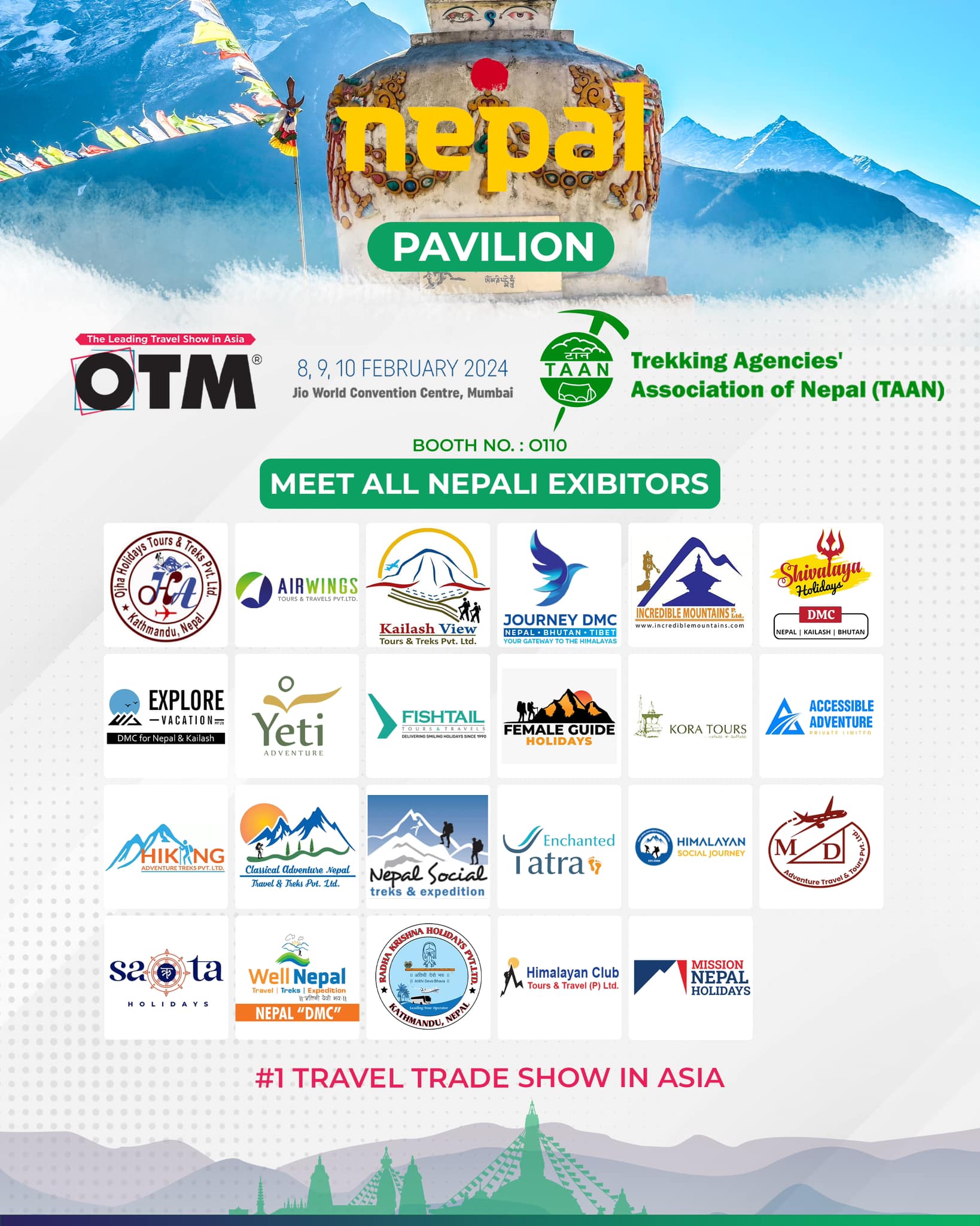 Nepal participates in OTM Mumbai, 2024