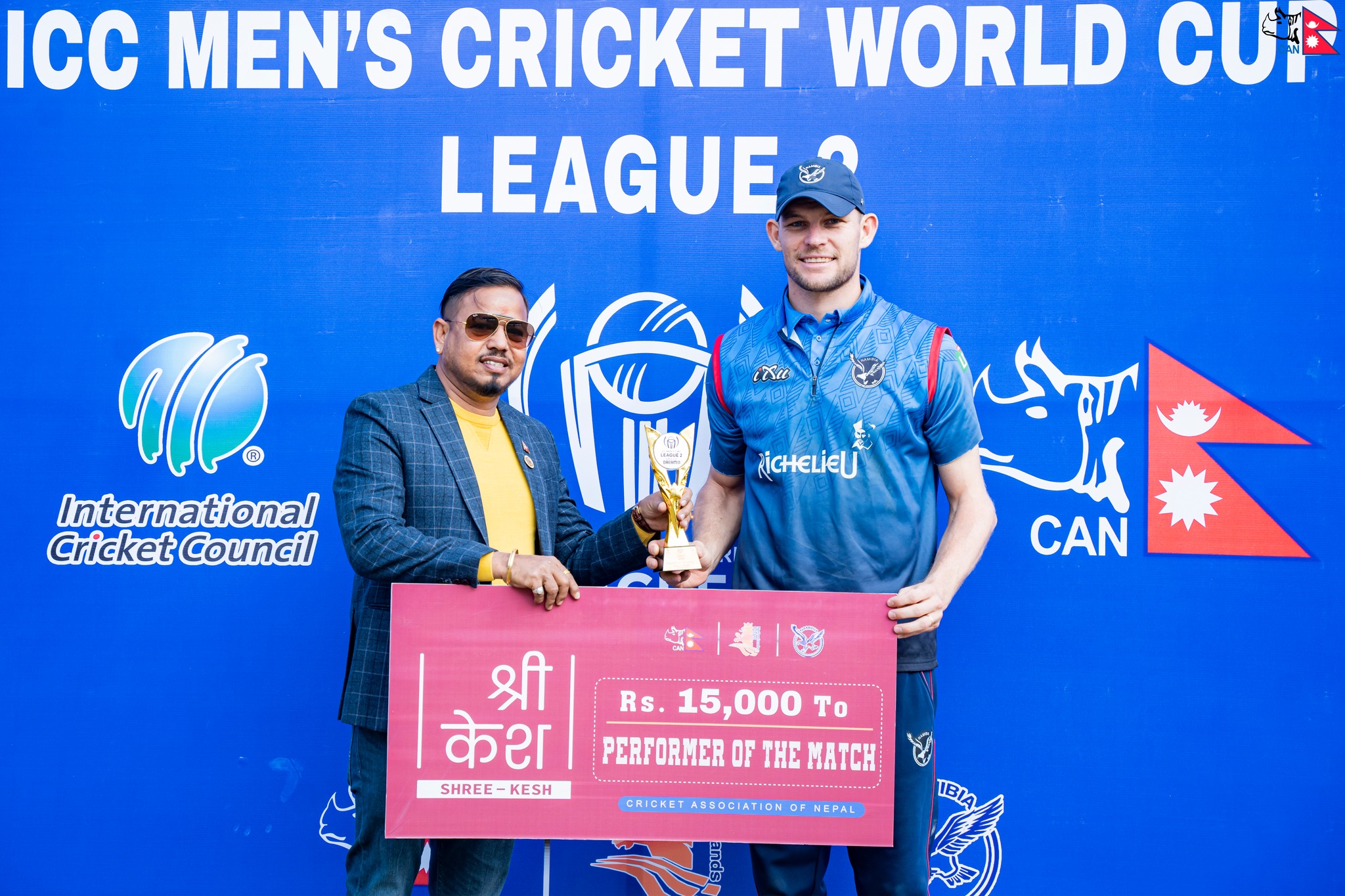 ICC Men’s Cricket World Cup League-2: Namibia trounces Nepal