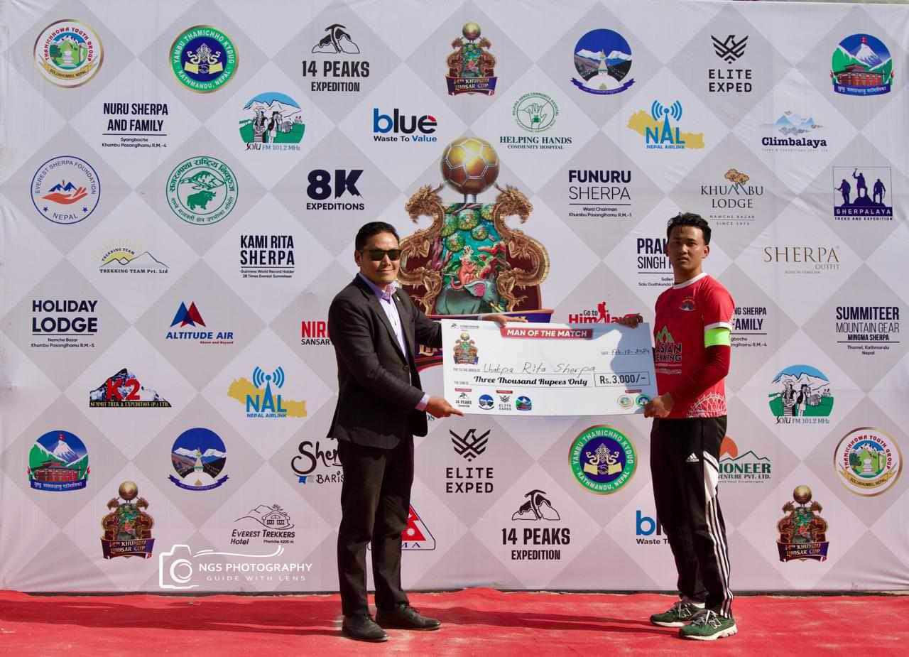 Amadablam Youth Club wins Khumbu Losar Cup