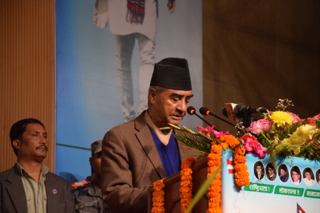 NC has created history by providing lead role to the nation-President Deuba