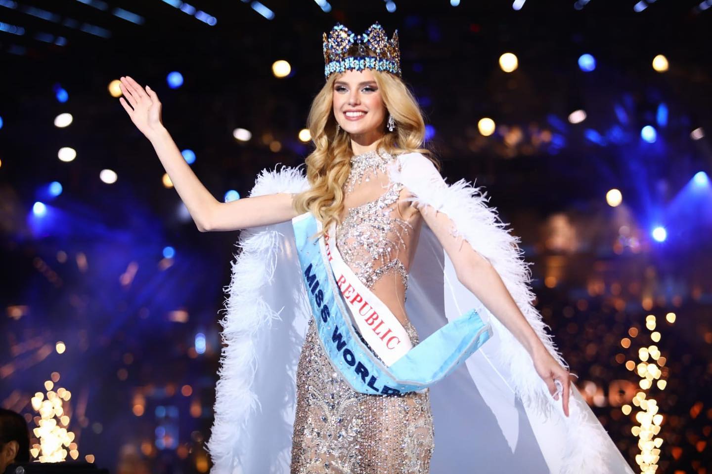 Kristina Pizkova won the title of Miss World 2024