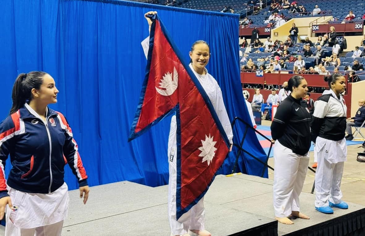 2 medals for Arica Gurung in USA