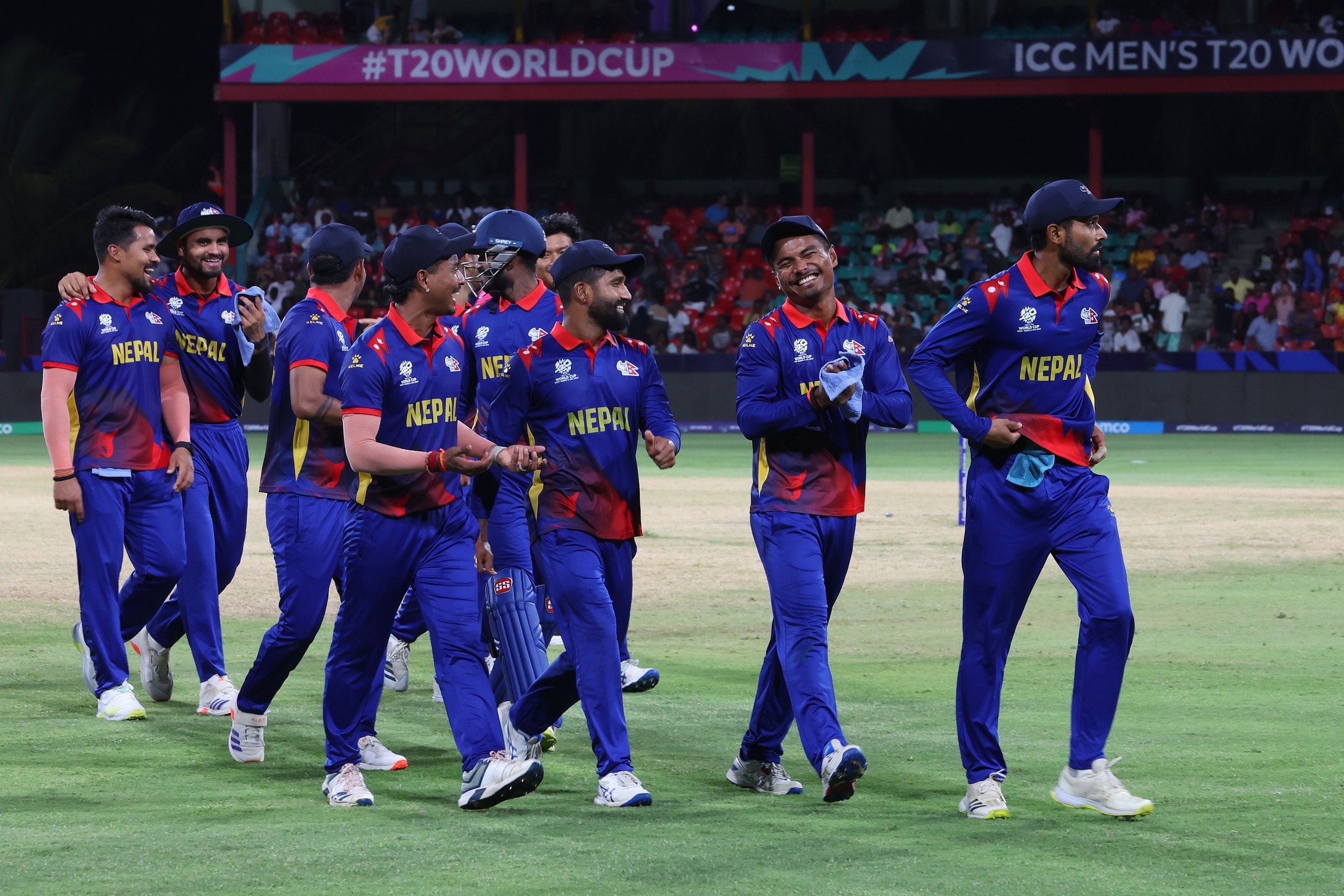 Cricket between Nepal and Bangladesh on Monday