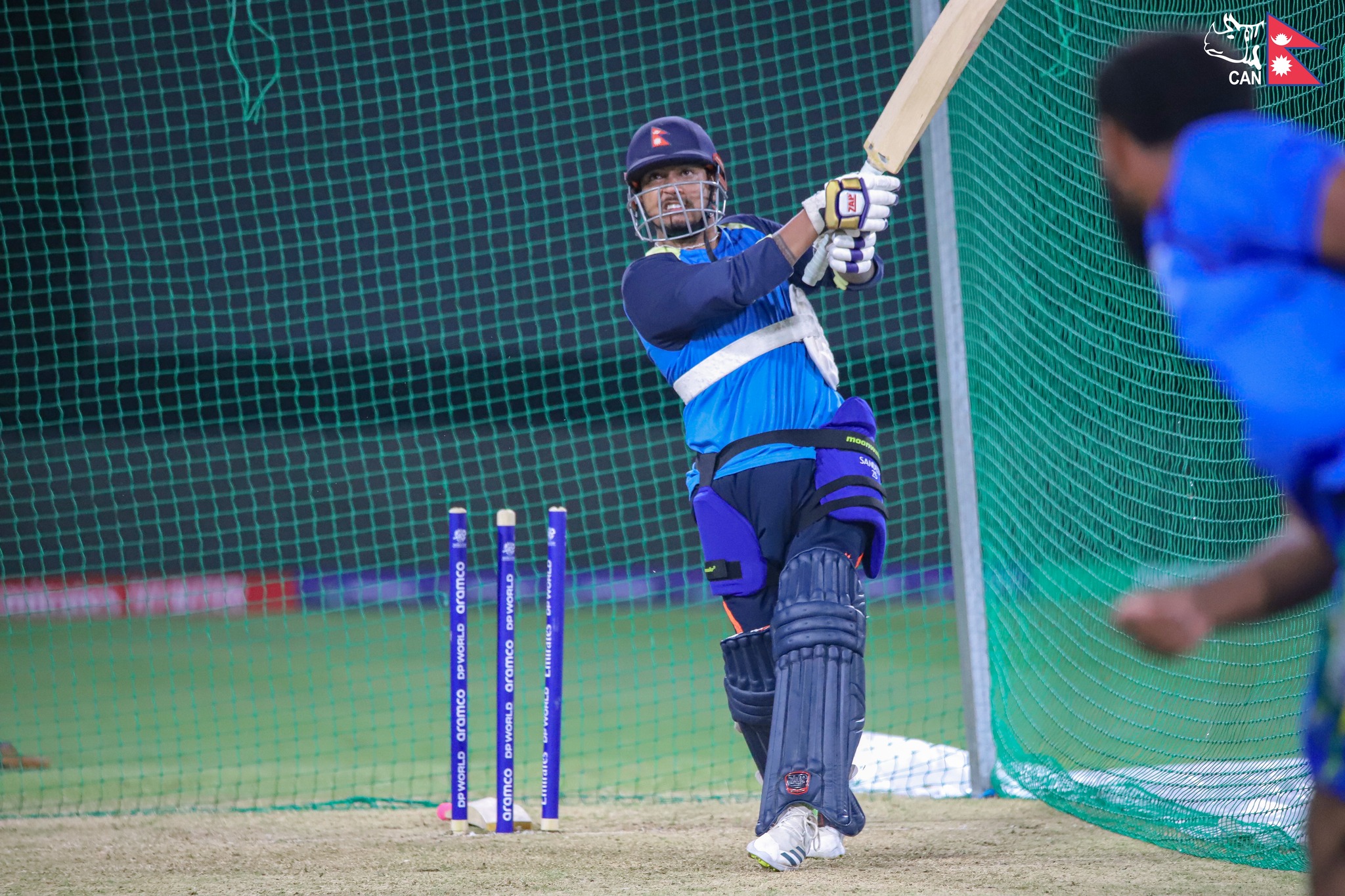 Nepali cricket team preparing for Saturday