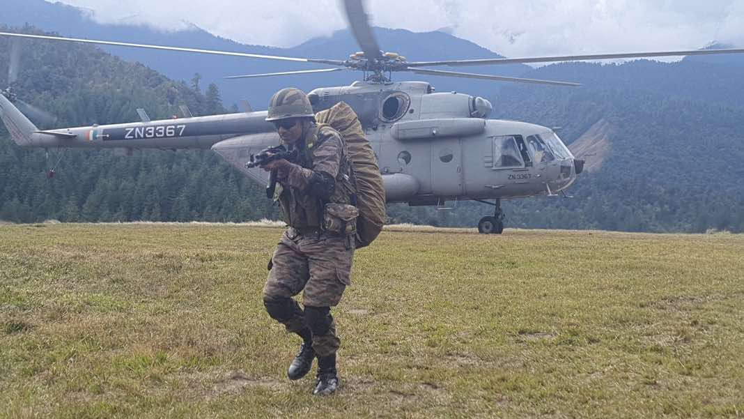 Joint exercise of Navy and Air Force in Arunachal