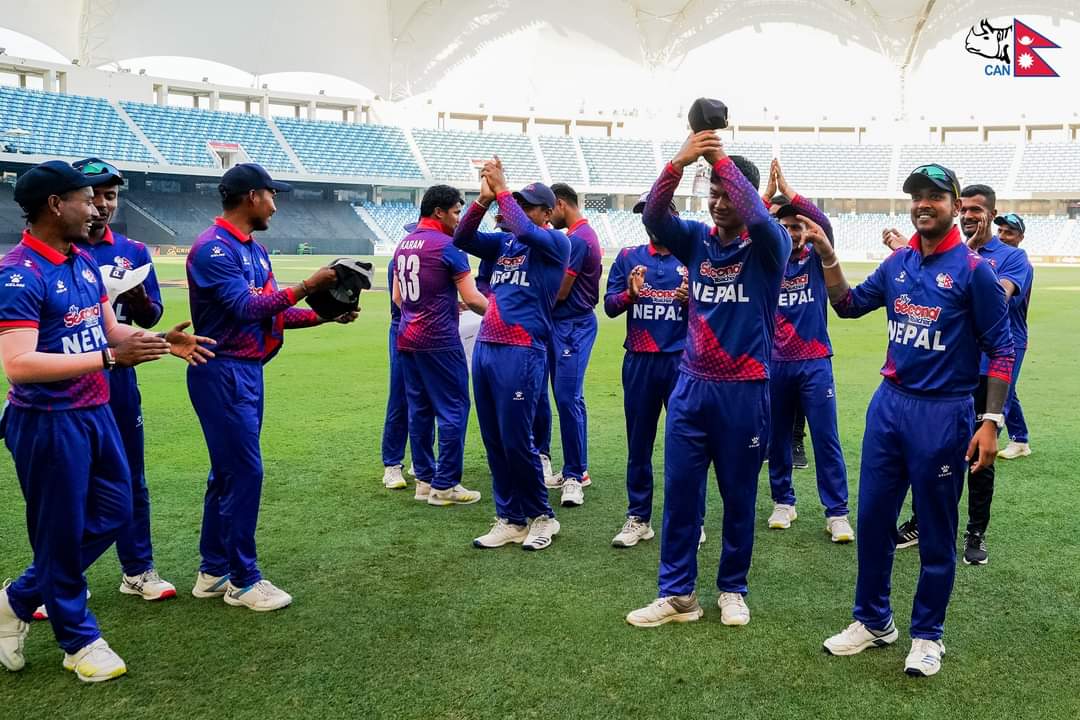 In Pics: ICC Men’s Cricket match between Nepal & UAE