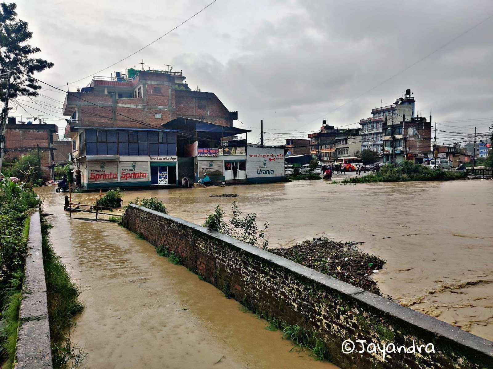 Glimpses of Flood in Banepa