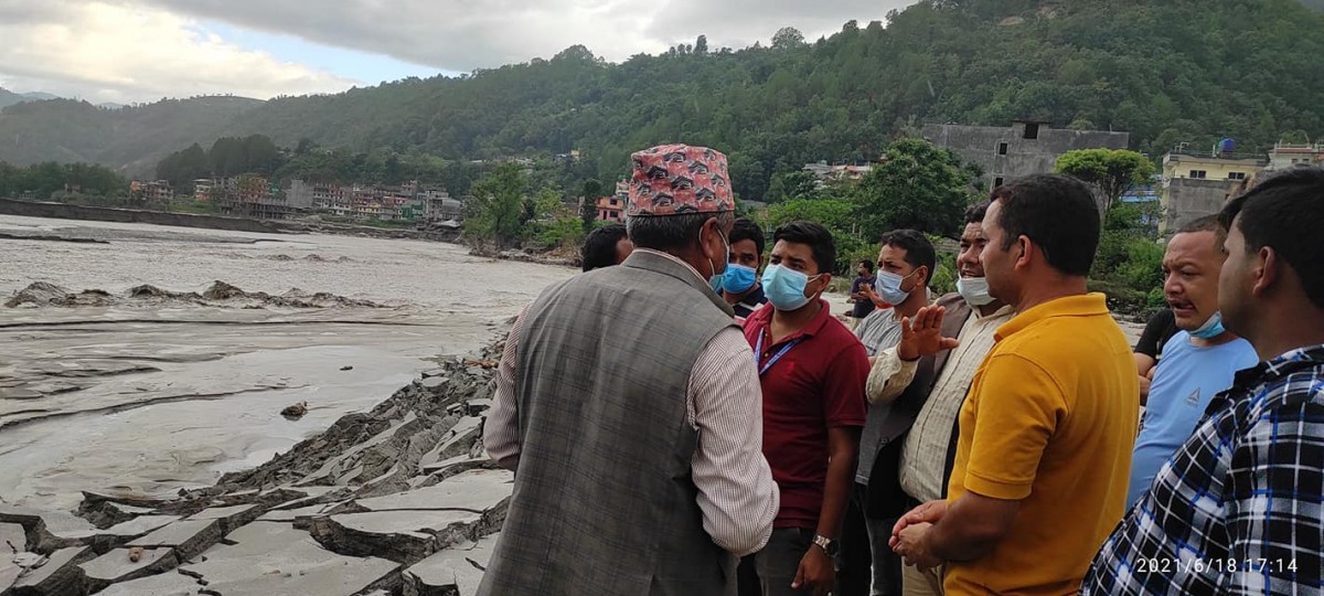 Flood victims’ request with Melamchi water project