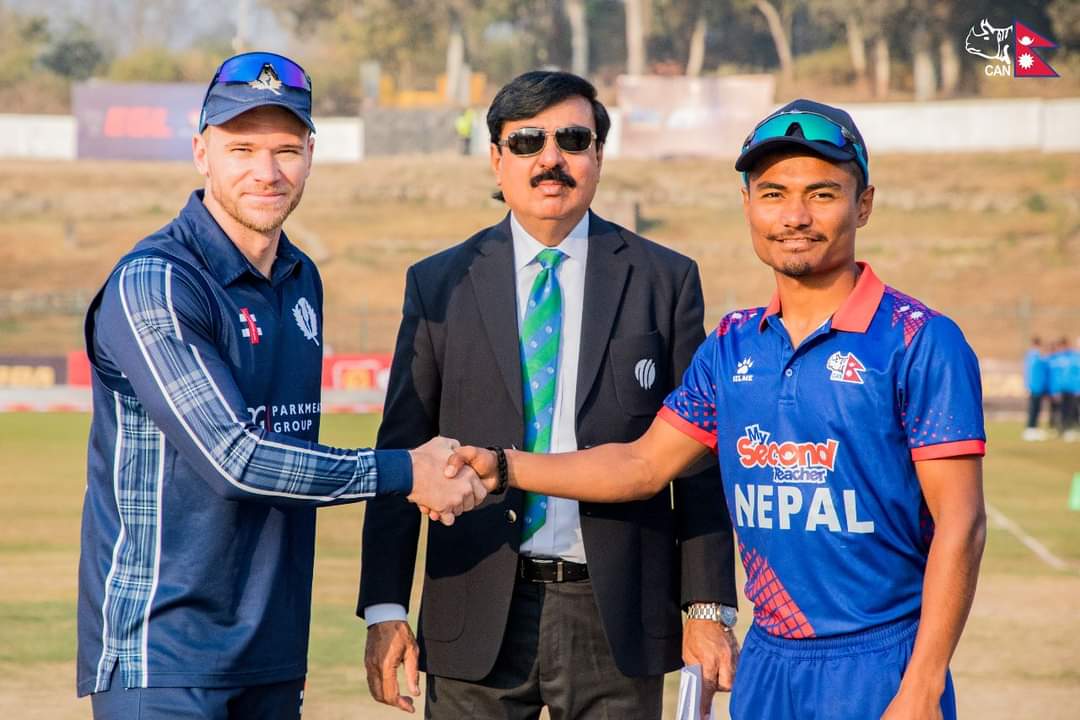 Today’s match:  Nepal Vs Scotland