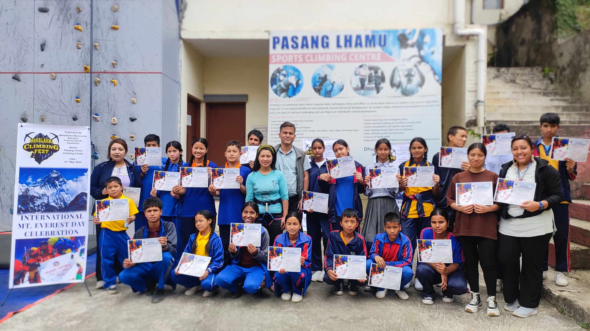 Lalitpur Celebrates World Everest Day with Climbing Festival