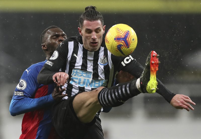 Palace recovers to beat Newcastle 2-1 in Premier League