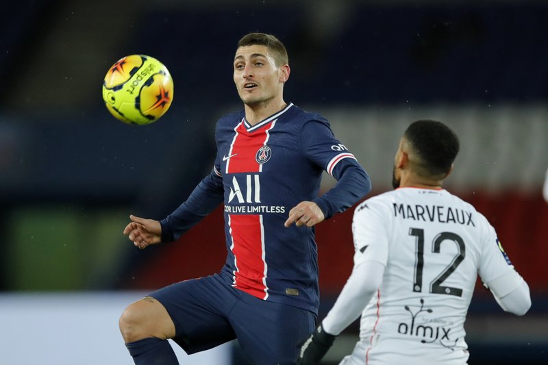 PSG midfielder Verratti available against Barcelona