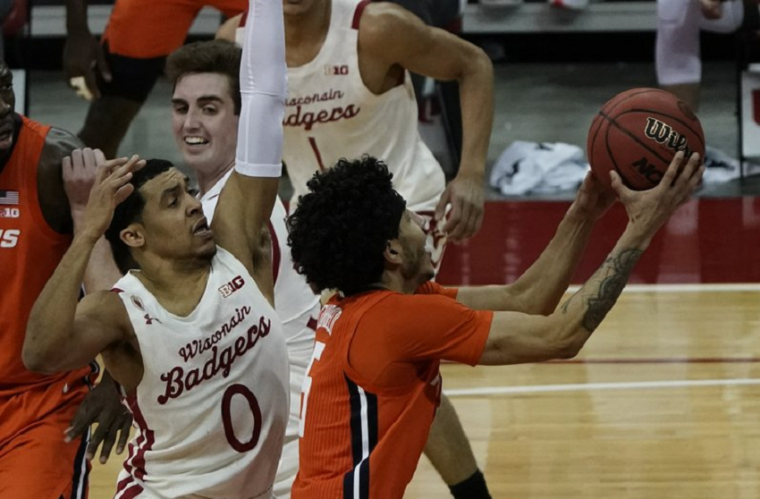 Illini win 74-69 as Wisconsin’s Trice-led rally falls short