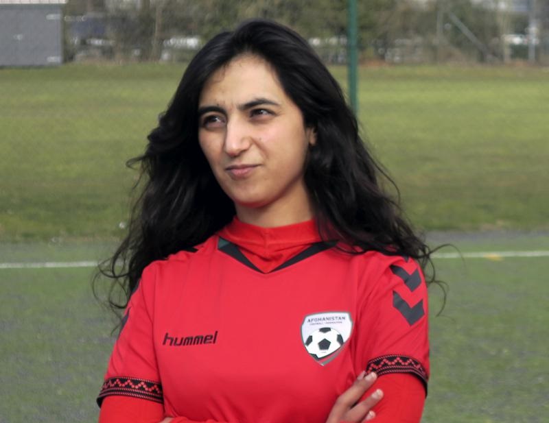 Afghanistan’s female footballers make tearful calls for help