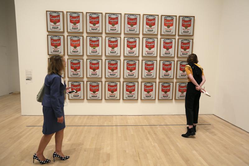 Climate protesters target Warhol art in Australian gallery