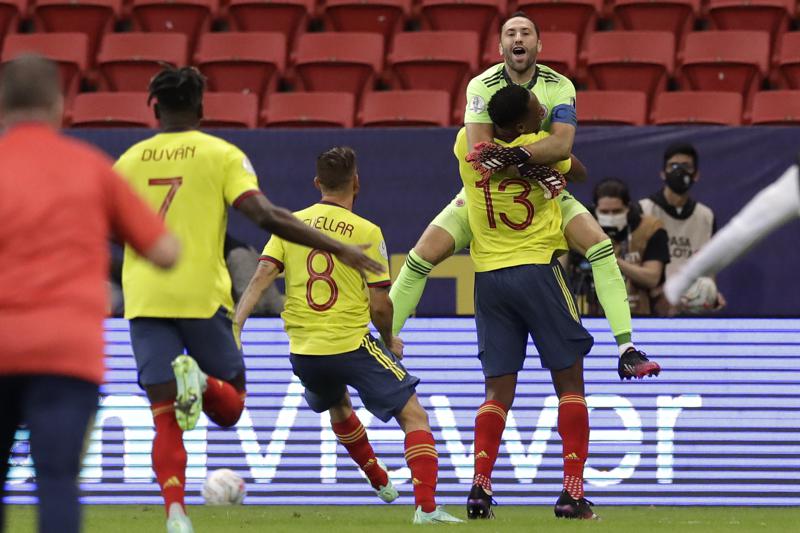 Colombia beat Uruguay on penalties and is in the semis of Copa America