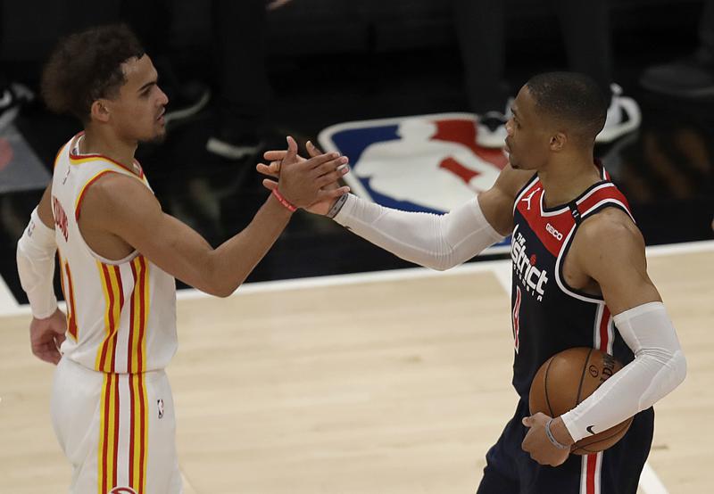 Westbrook breaks Robertson’s record as Wizards fall to Hawks