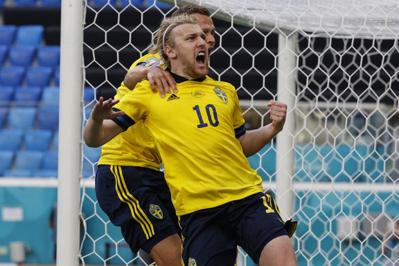 Sweden beat Slovakia 1-0 at Euro 2020