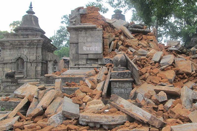 Reconstruction of Goddess Annapurna temple begins