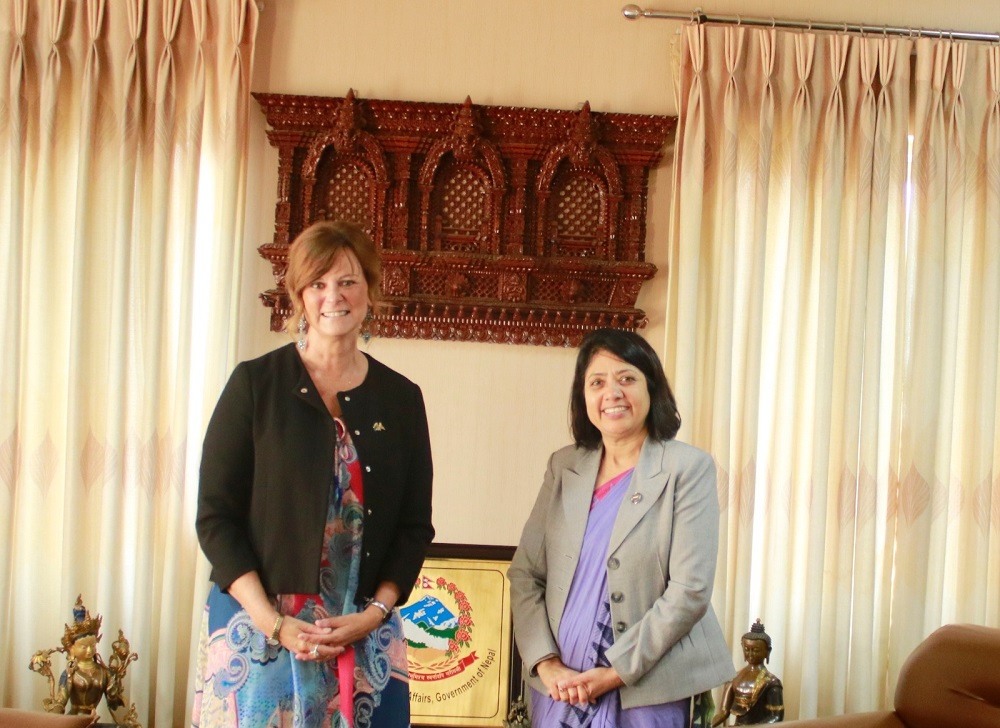 Meeting between Australian Ambassador & FM Paudyal