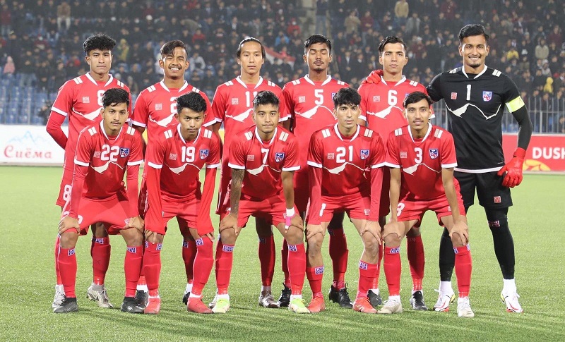 Glimpses of Asian Cup Qualifiers: Nepal Vs Tajikistan