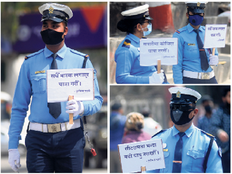 Traffic Police launch awareness campaign against second wave of COVID-19