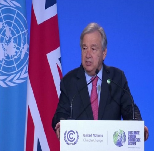 Enough of treating nature like a toilet, UN Chief Guterres at COP 26